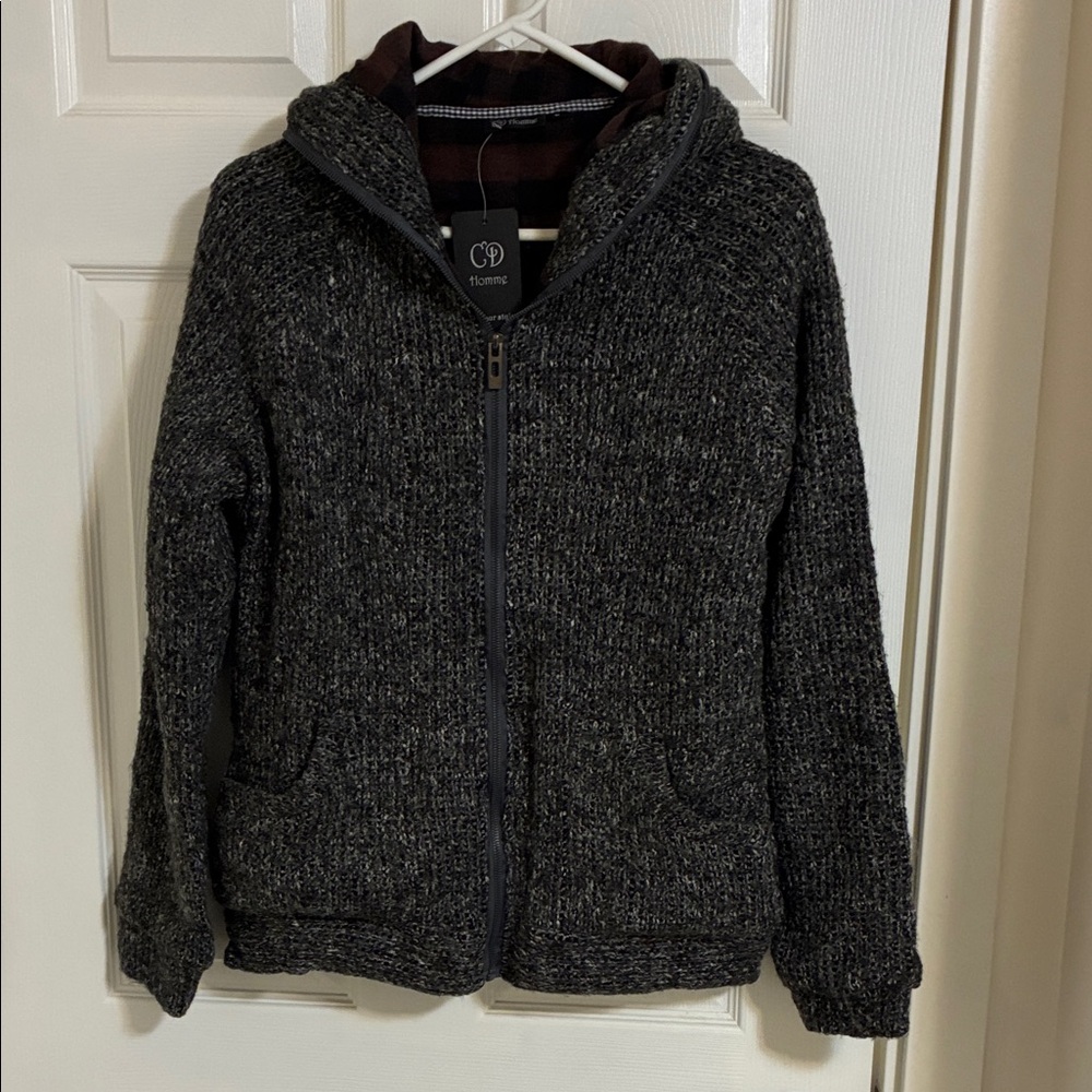 Christian Dior Homme Knit Hoodie Sweater Size M/L NWT